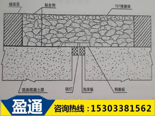 TST填充式桥梁接缝弹塑体平面图