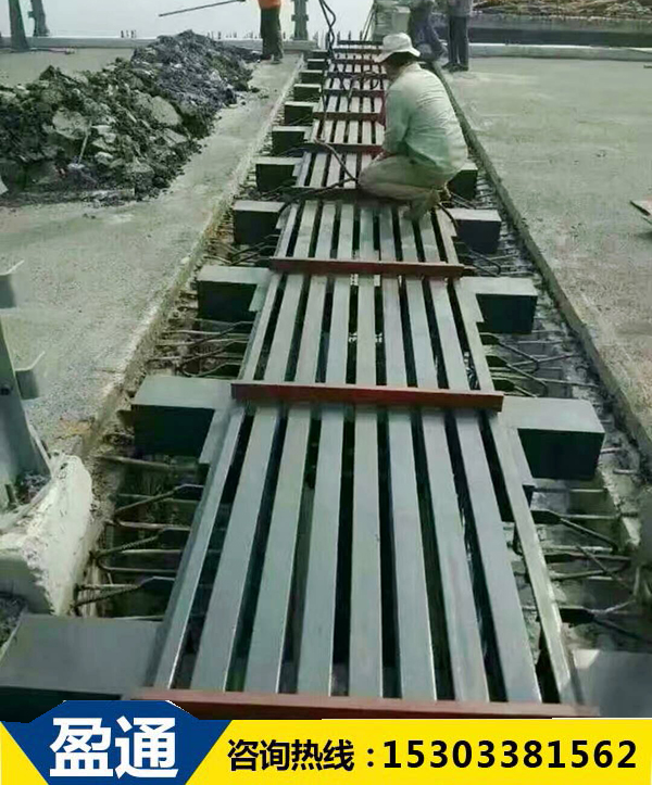 模数式桥梁伸缩缝安装